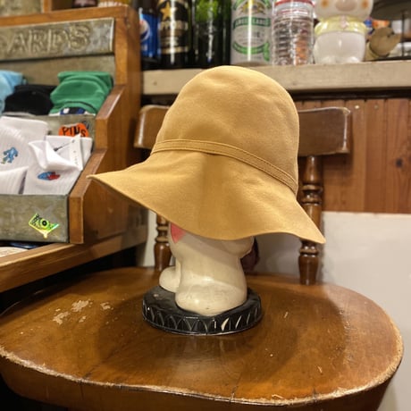 [USED] キャメルフェルトHAT♡
