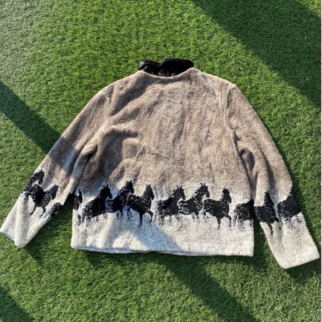[USED] 馬柄〜🐎ボアジャケット🖤