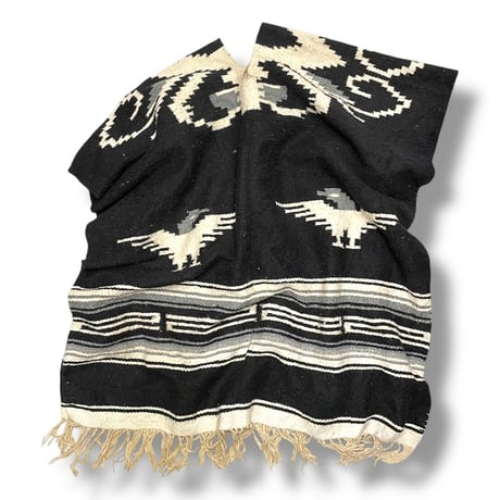 [USED] メキシカンラグ ポンチョ