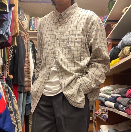 [USED] CORDUROY PLAID BD SHIRT