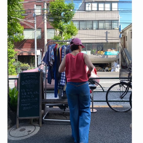 [USED] ノースリーブプリントTOPS❤️