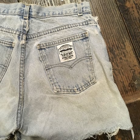 [USED] 80's Levis CUTOFF DENIM /W31