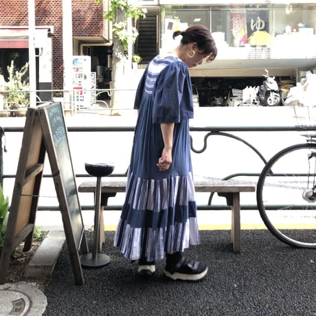 [USED] 爽やか〜COTTON フレアワンピース