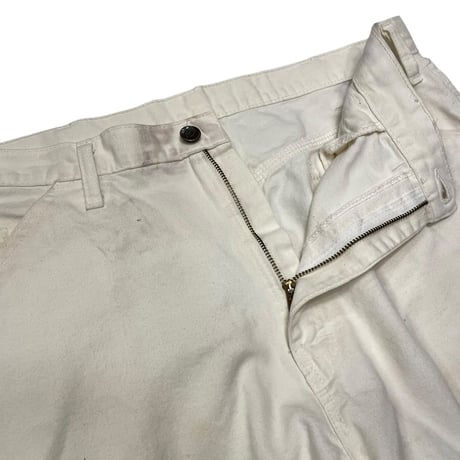 [USED] "Dickies"ホワイトハーフパンツ（W33）