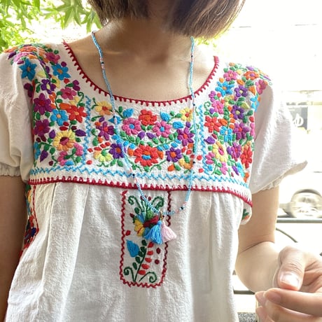 [USED] vintage メキシカン 刺繍チュニック