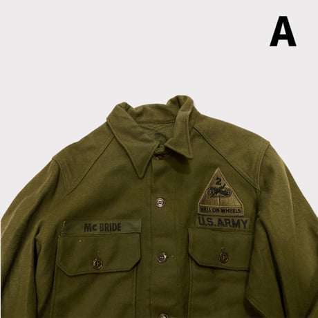 [USED] 50's US ARMY ウールシャツJKT