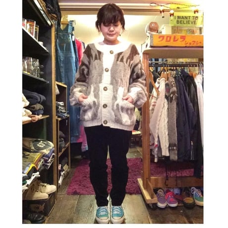 [USED] ざっくりやわらかカーディガン