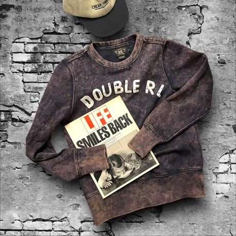 [USED] RRL Ralph Lauren 裏起毛 STONE タイダイSWEAT