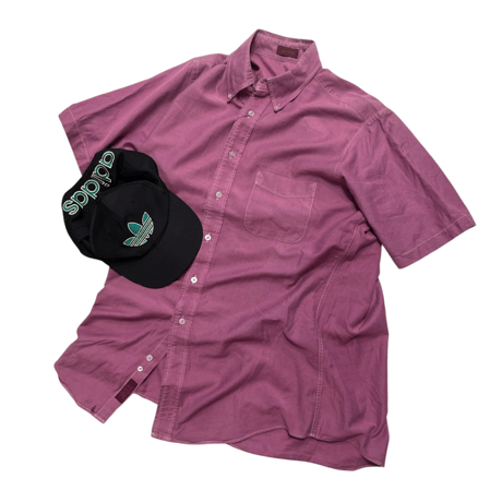 [USED] PINK OXFORD S/S BD SHIRTS