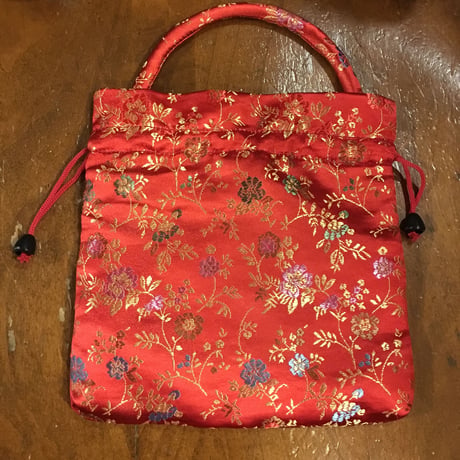 [USED] CHINA 巾着バック