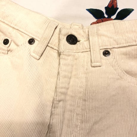 [USED] Levi's 517 オフホワイトコーデュロイPANTS