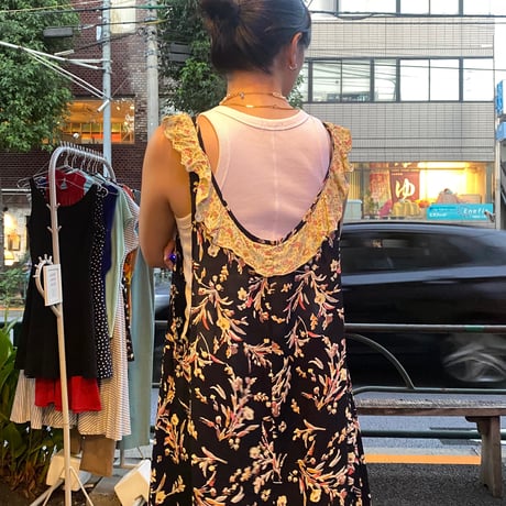 [USED] U.S.made!! 花柄レーヨンO/P