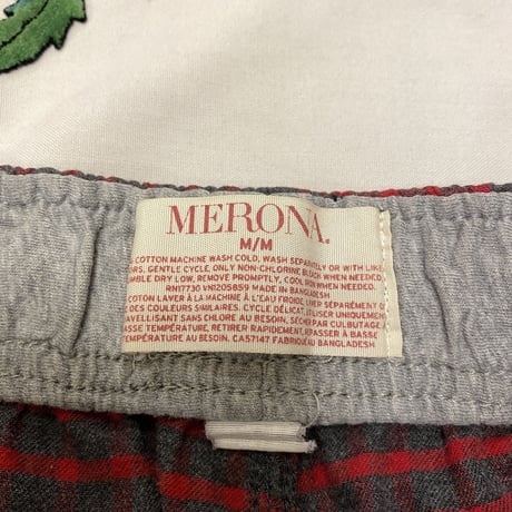 [USED] チェックネルパジャマPANTS♡