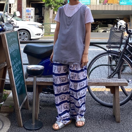 [USED] アフリカンバティック ゾウさんPANTS