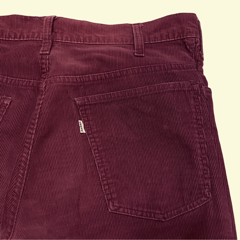 USED] バーガンディ♡Levis Big“E” コーデュロイパンツ | garden730