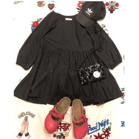 [USED] 7分丈袖ワンピース