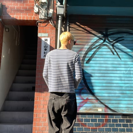 [USED] ボートネックボーダーシャツ