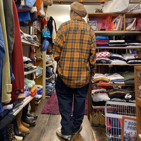 [USED] "Eddie Bauer" チェックB.Dシャツ🍊