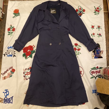 [USED] old"LONDON FOG"♡ネイビートレンチ