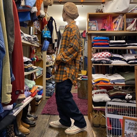 [USED] "Eddie Bauer" チェックB.Dシャツ🍊
