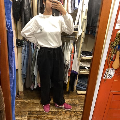 [USED] BLACKコットンのコックパンツ