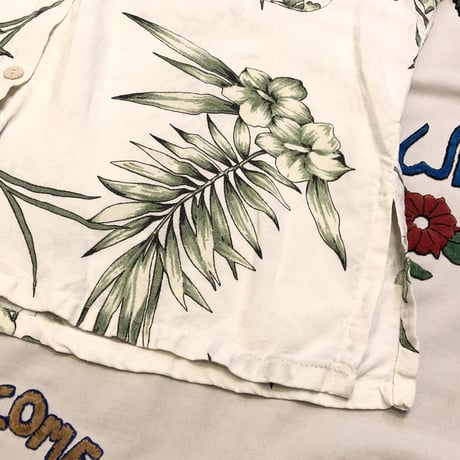 [USED] WHITE アロハシャツ🌺