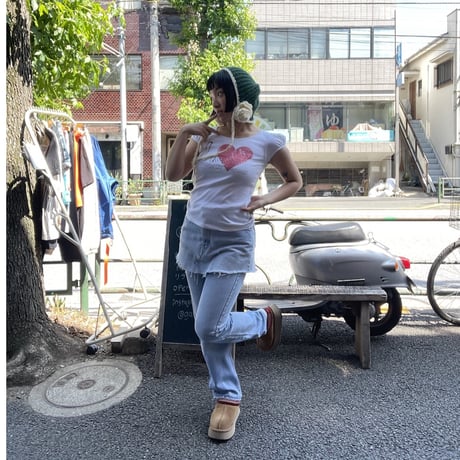 [USED]levis 550 CUT OFF DENIM SKIRT