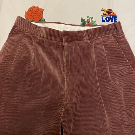 [USED] 太畝コーデュロイ PANTS 小豆色