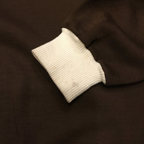 [USED] チョコ色♡ バイカラー SWEAT
