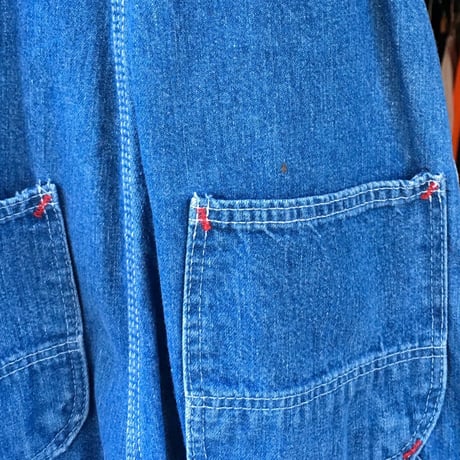[USED] vintage Dickies  デニムオーバーオール