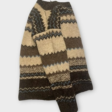 [USED]  ノルディック柄 KNIT