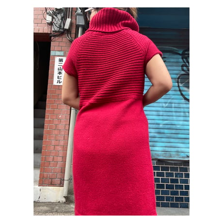 [USED]TOMMY HILFIGER ❤️タートルミニワンピース