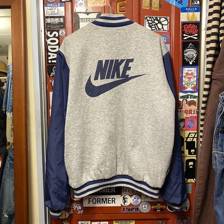 [USED] 90's NIKE❤️NYLON×SWEATリバーシブルスタジャン