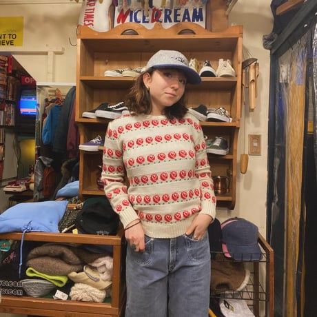[USED] かわいい！🌹のニット