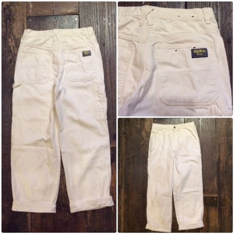 [USED] COTTON ペインターパンツ WHITE