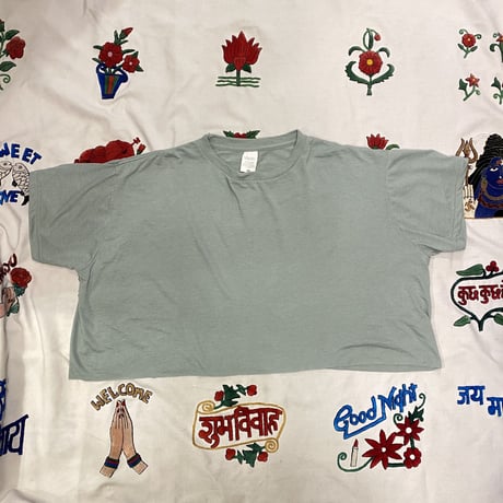 [USED] made in USA ポリ100% CUTOFF Tee ♡