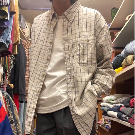 [USED] CORDUROY PLAID BD SHIRT