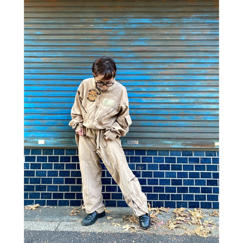 ノーブランド　bauhaus jump suit ジャンプスーツ　　カーゴ YOKE / CUPRO JUMP SUIT – carol ONLINE STORE