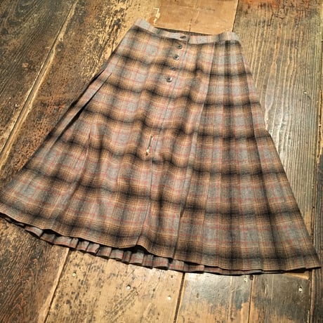 [USED]ほっこり〜素敵なチェックスカート