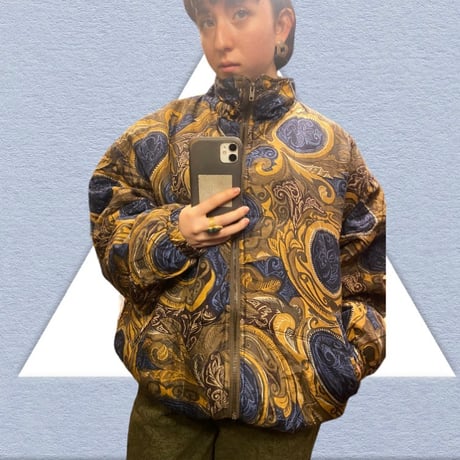 [USED] SILK 100% パフJacket