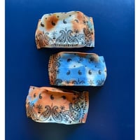 [PERO] リメイク マスク (TIE DYE) WHITE/ORENGE/BLUE