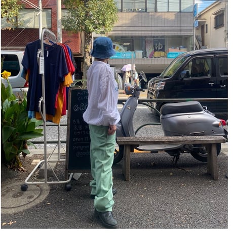 [USED] LACOSTE color  CHINO PANTS