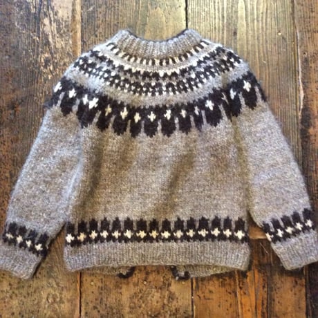 [USED] Wool ノルディック柄 カーディガン