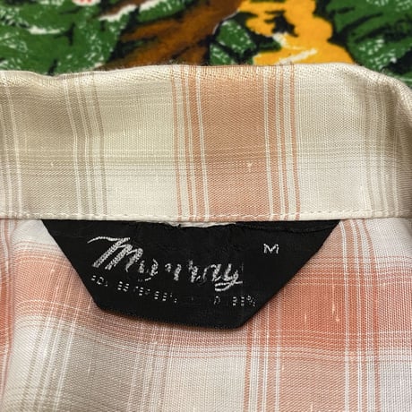 [USED]  vintage OPENカラー CHECKシャツ / PINK
