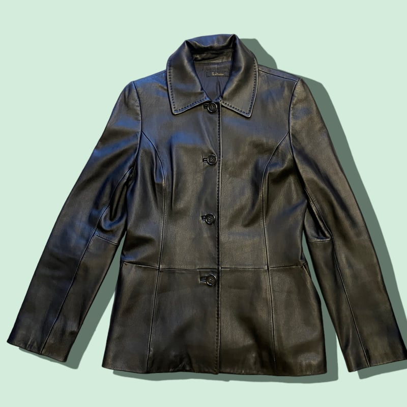 UNIJOANNA】ジャケット レザージャケット L 振ろ 豚革 長袖 希少 UNIJOANNA】ジャケット レザージャケット L 振ろ 豚革 長袖 希少