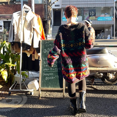 [USED]カラフル♡ニットワンピース