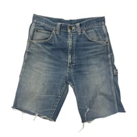 [USED] "BIG-JOHN"Cut off DENIM  PANTS