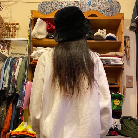 [USED] REVERSIBLE FUR HAT♡
