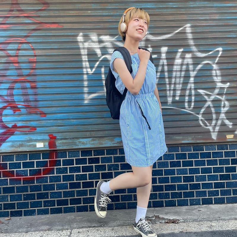 USED] A.P.C. ブルーストライプワンピース | garden730