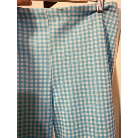 [USED] 70's EURO フレアPANTS / ギンガムCHK